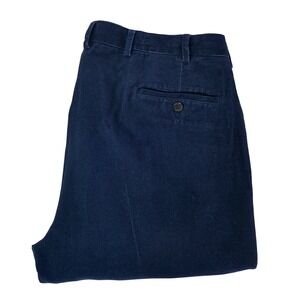 Jos A Bank Executive Collection Navy Corduroy Pleated Cuffed‎ Pants Mens 38x30